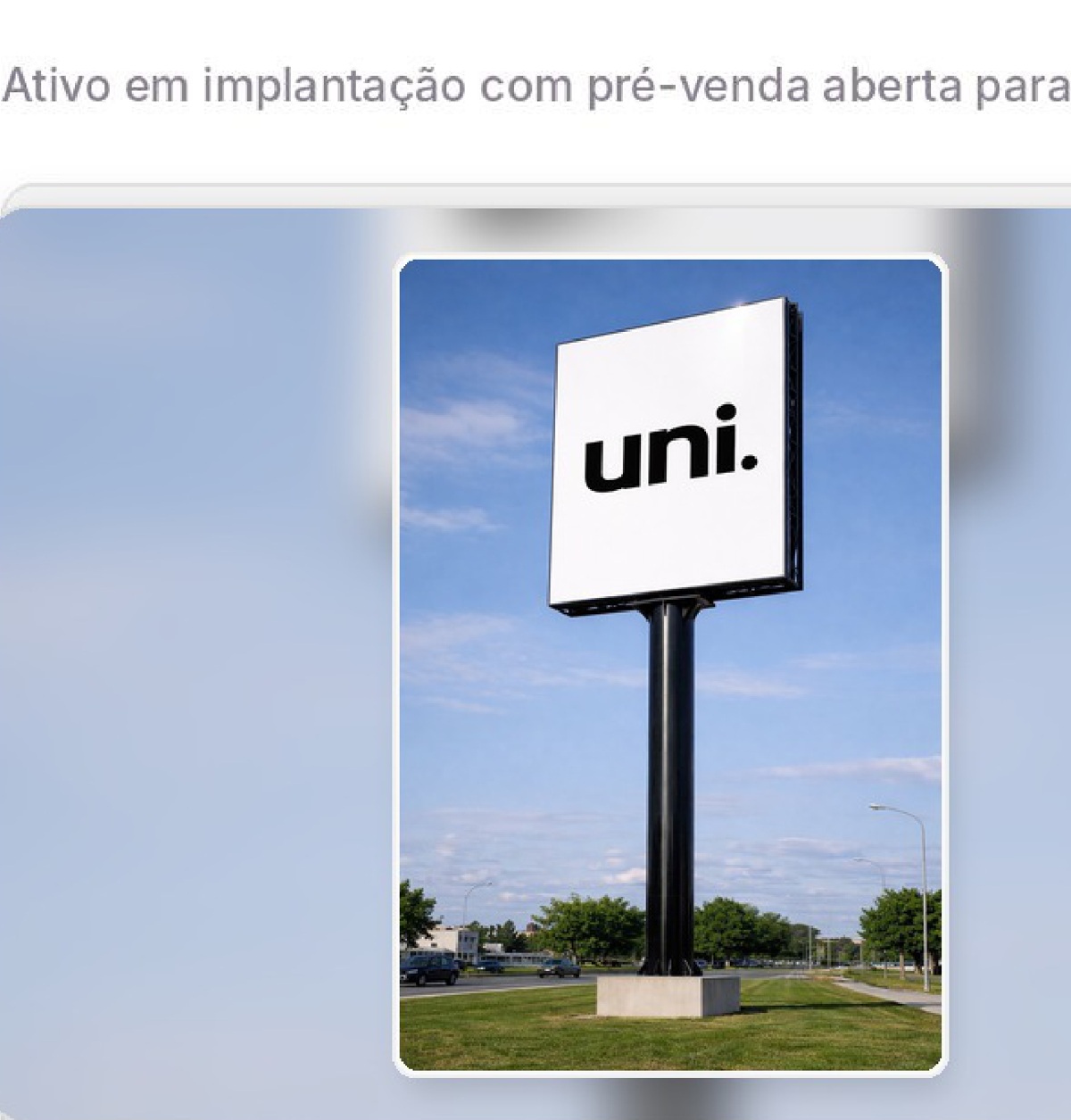 Ativo de mídia da uni. em Rio Maina
